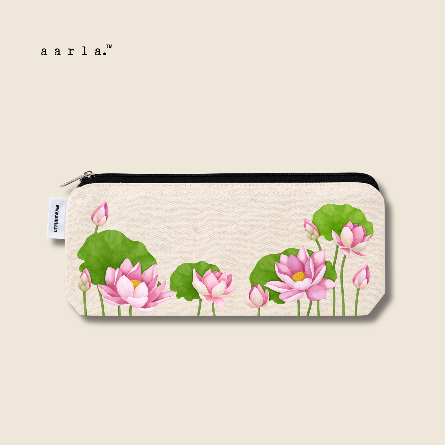 Lotus Pencil Pouch