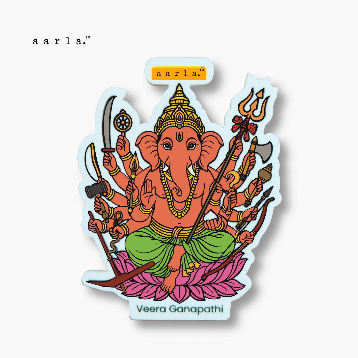 Aarla Divine Magnet Set – 25 pcs (Ganapathi + Navadurga + Ashtalakshmi)