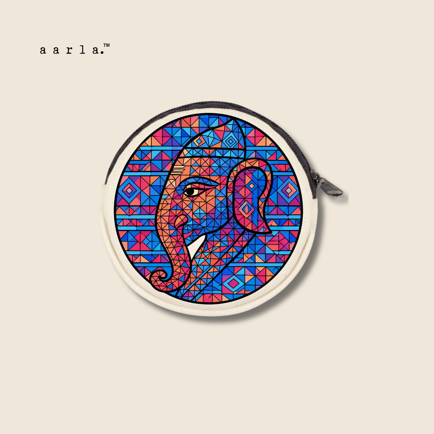 Cubist Ganesha - Coin Purse