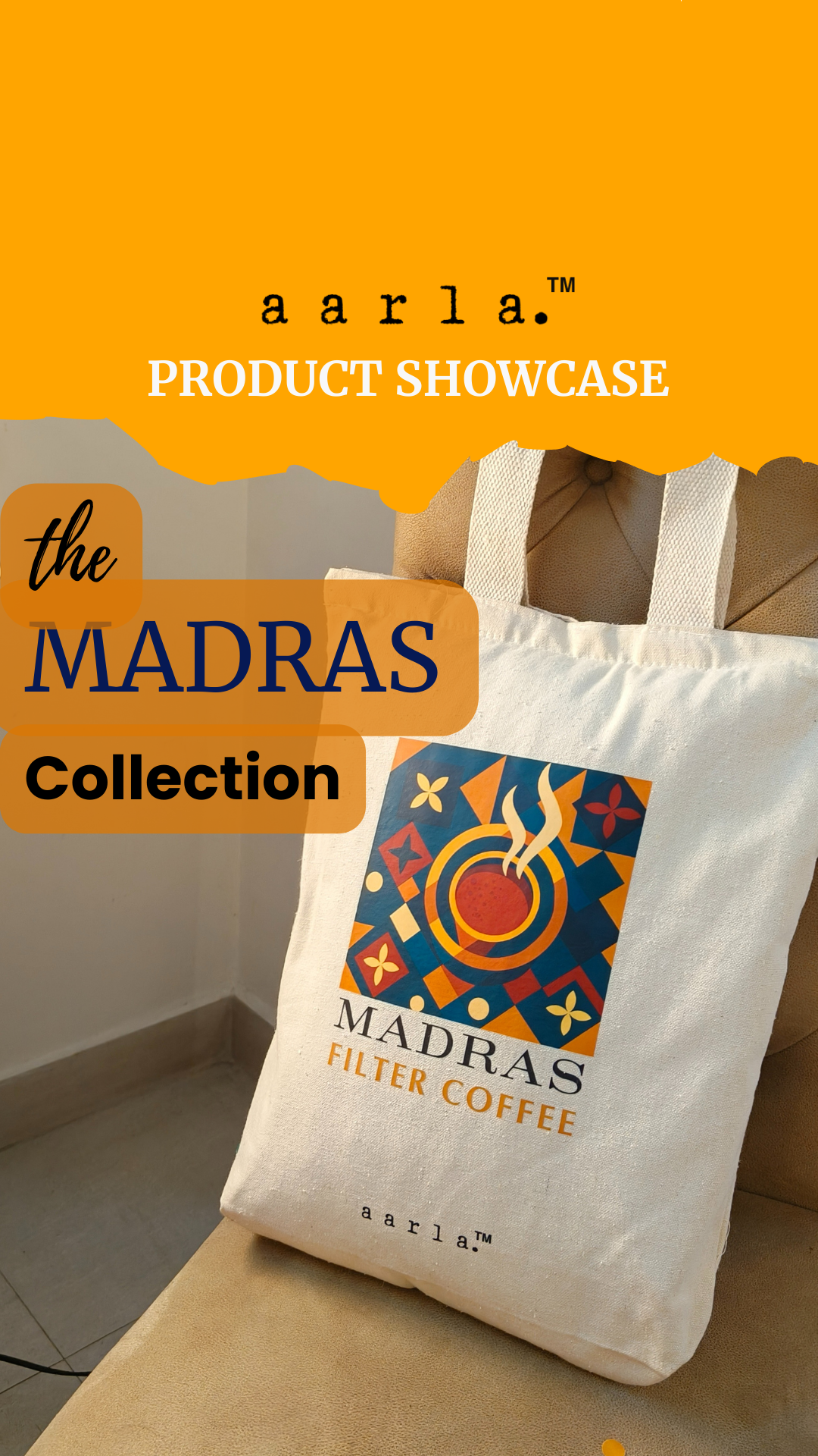 Madras Filter Coffee Tote
