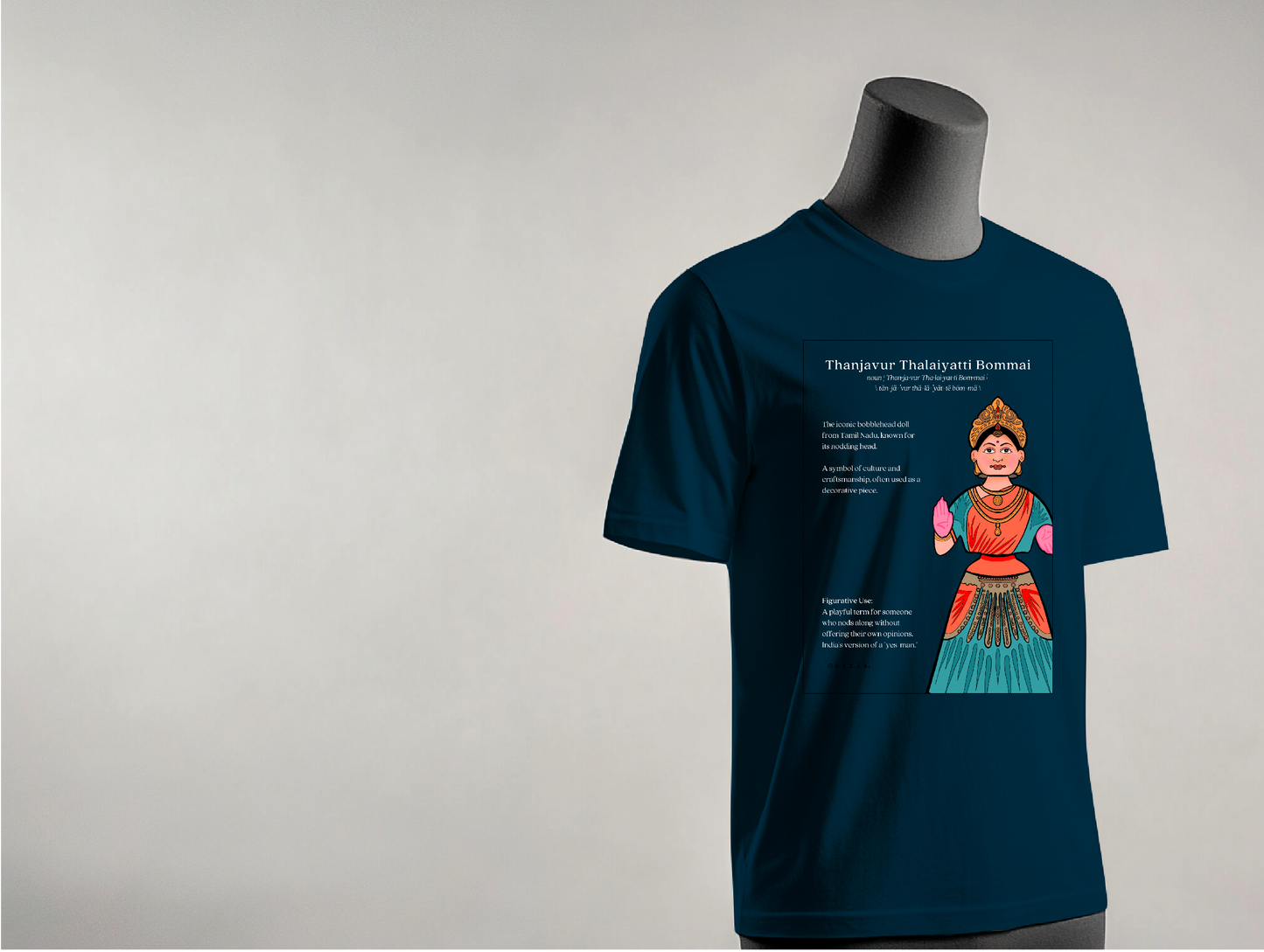 Thanjavur Thalaiyatti Bommai T-Shirt