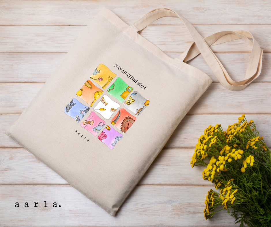Navarathri tote bag