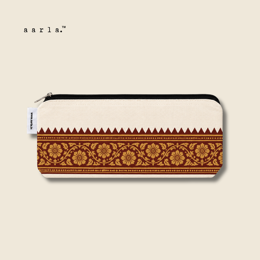 Kanjivaram Pencil Pouch