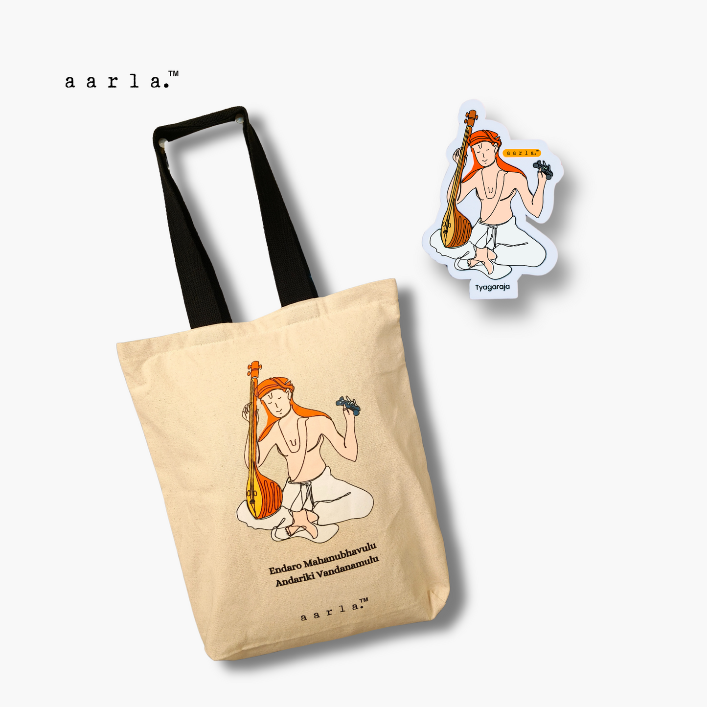 Tyagaraja - Tote + Magnet Combo
