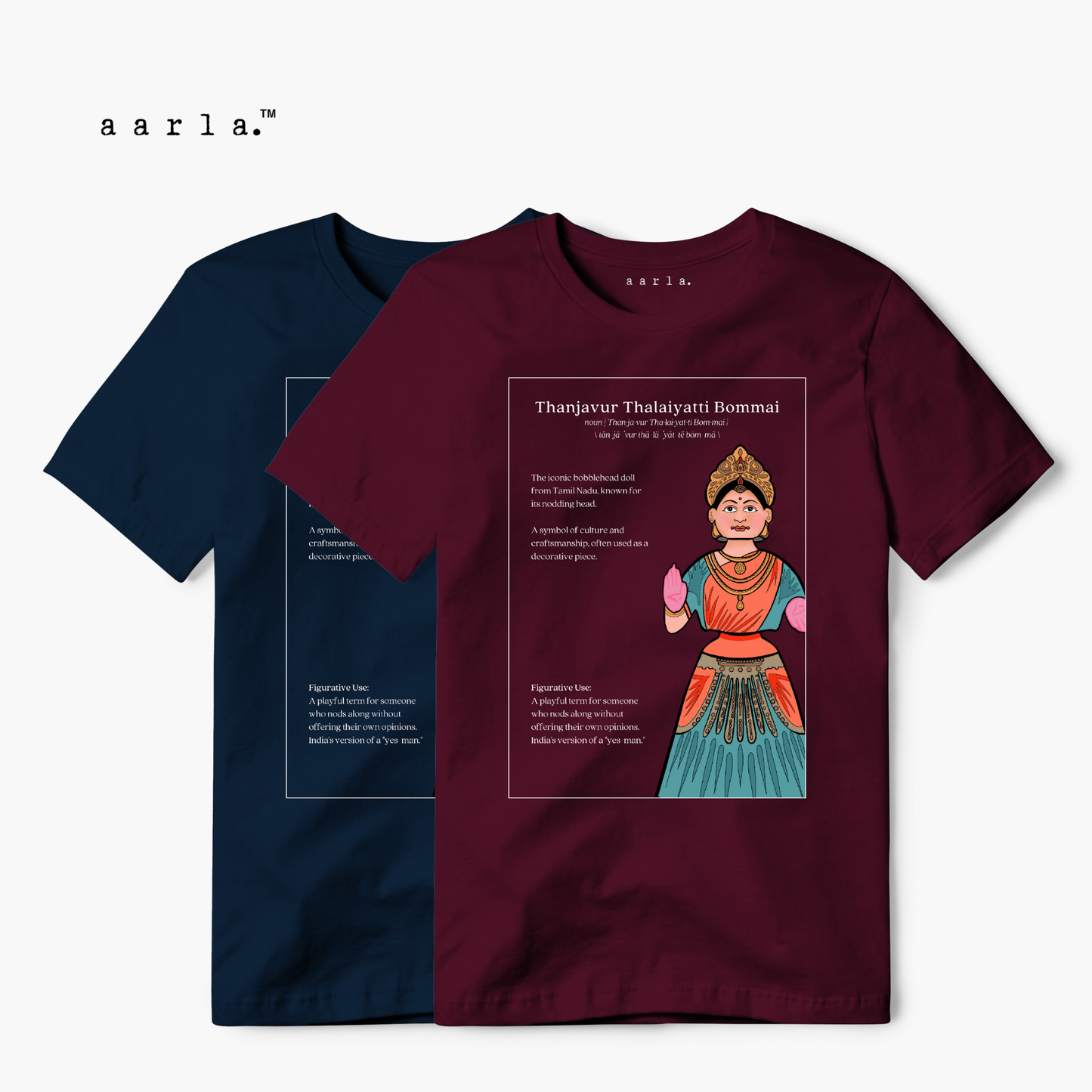 Thanjavur Thalaiyatti Bommai T-Shirt