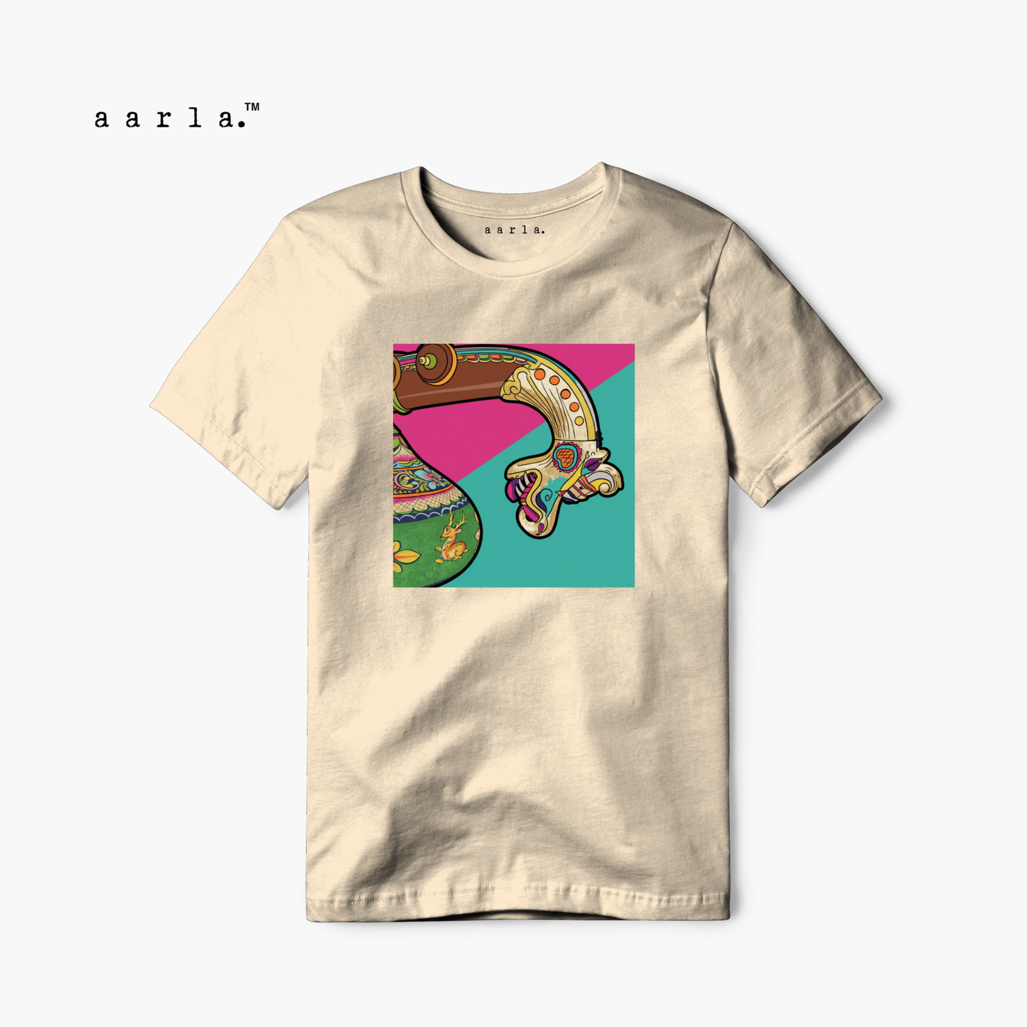 Yazhi – Face of the Veena (Pop-Art Edition) - Adults T-Shirt