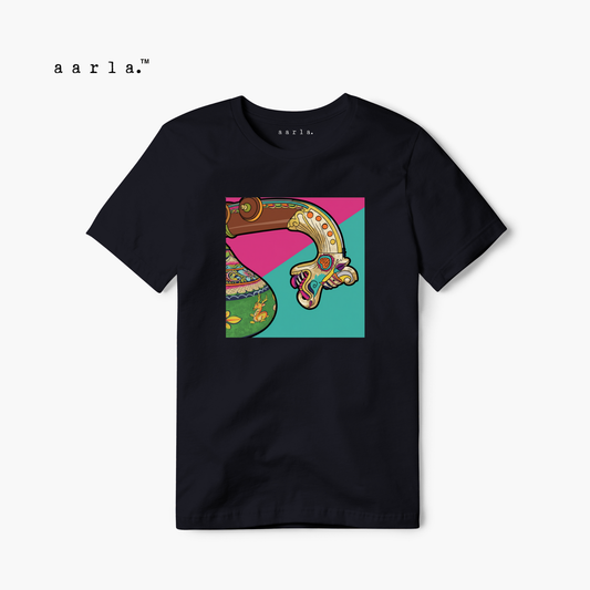 Yazhi – Face of the Veena (Pop-Art Edition) - Adults T-Shirt
