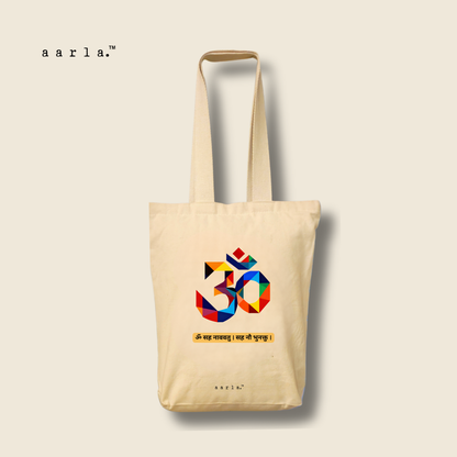 Om - Zipped Tote