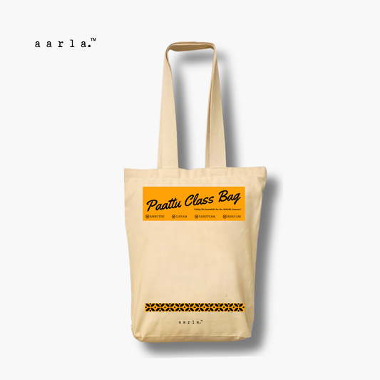 Pattu Class Bag - Zipped Tote