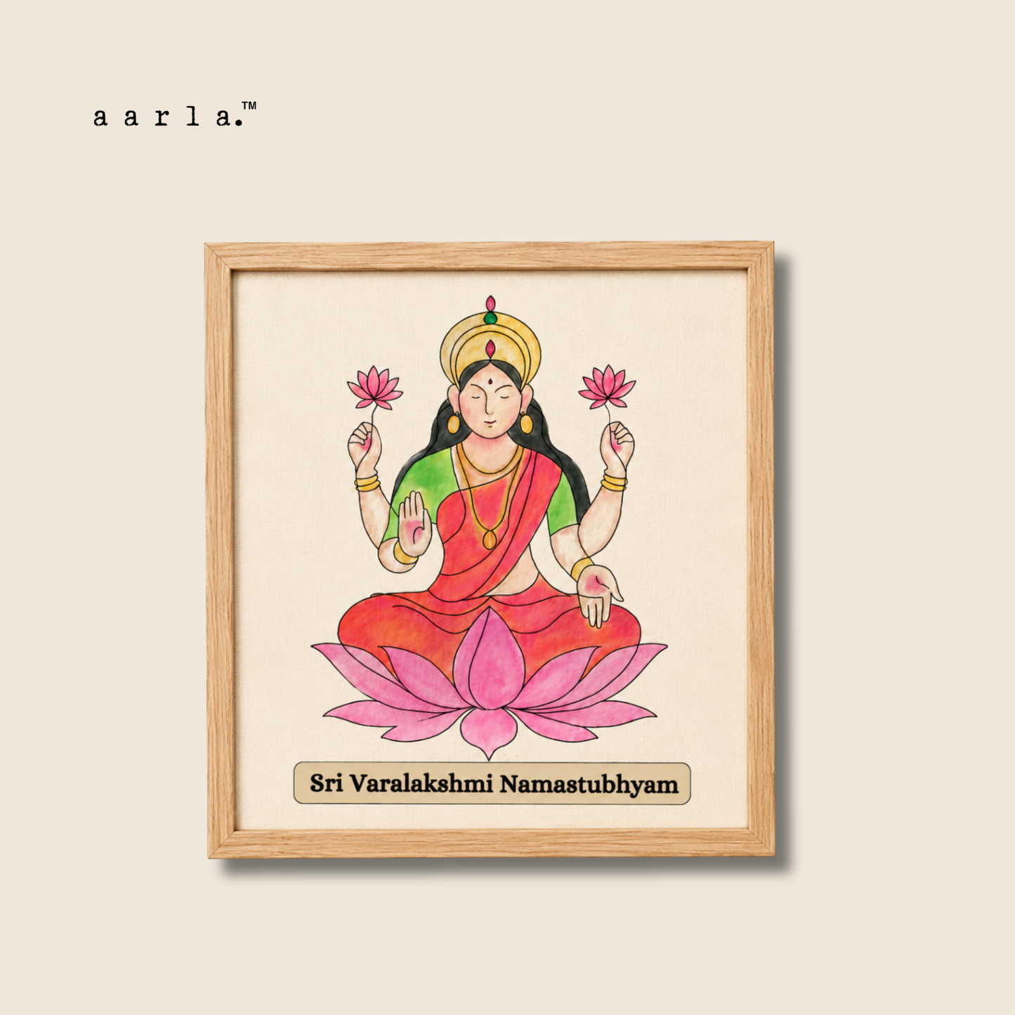 Lakshmi - Framed Art on Cavas