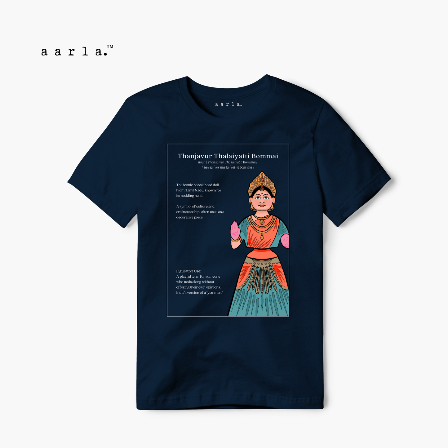 Thanjavur Thalaiyatti Bommai T-Shirt