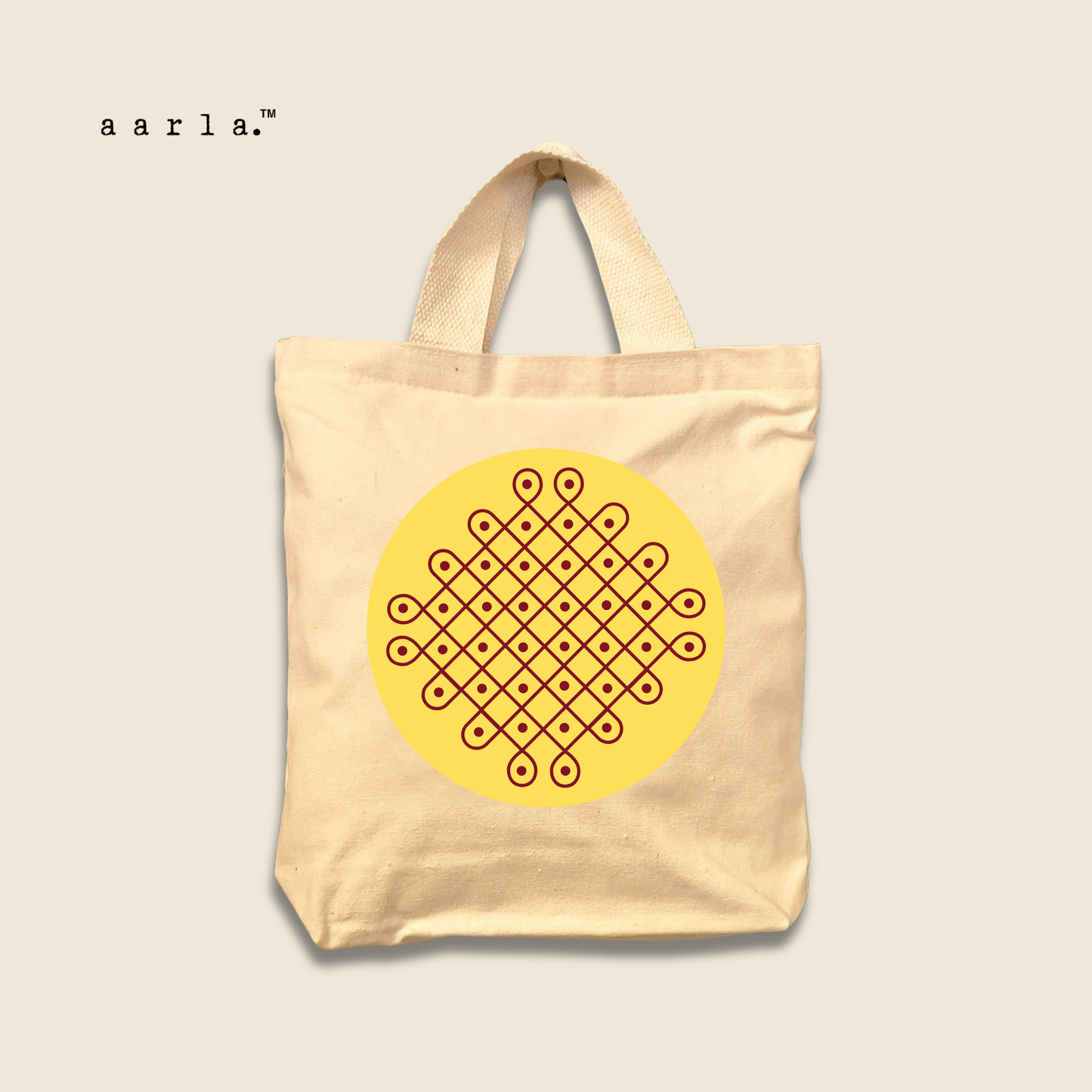 Kolam Mini Tote - Thamboolam bag - Set of 2 (Copy)