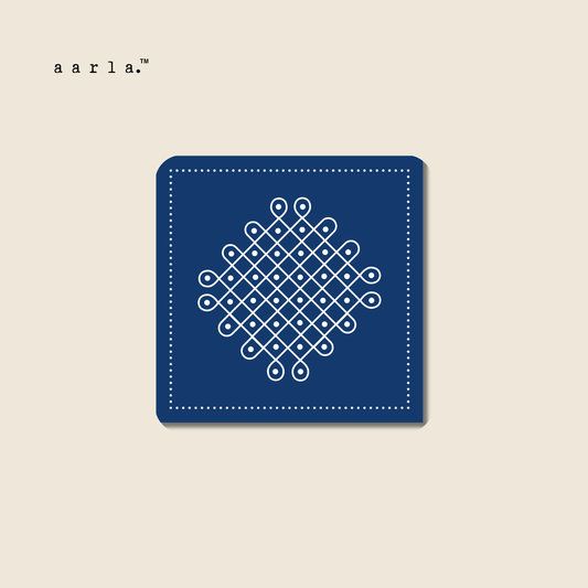 Kolam Magnets (Blue)