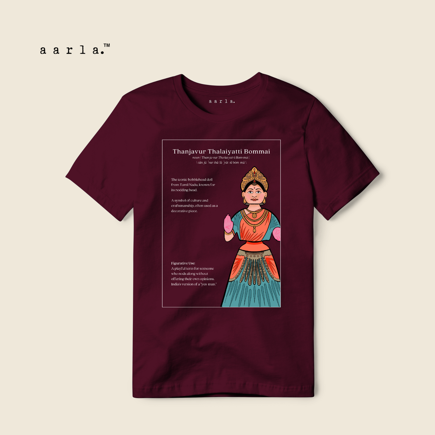 Thanjavur Thalaiyatti Bommai T-Shirt