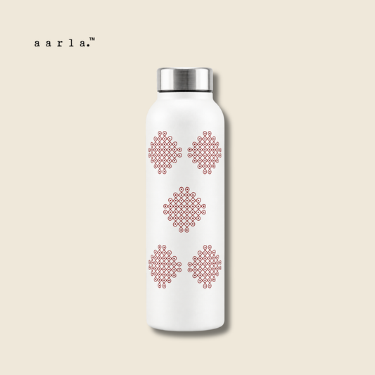 Kolam Water Bottle - White
