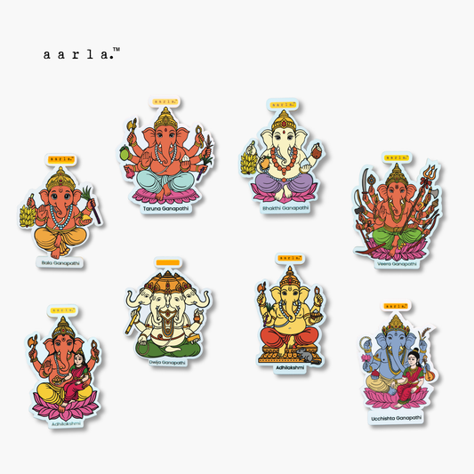 Ganapathi - Magnets - Set of 8
