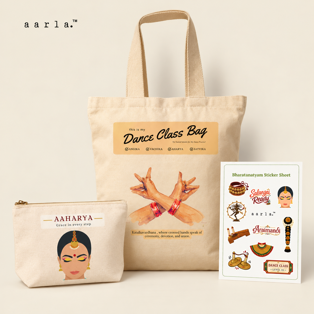 For the Little Dancer — curated hamper contents