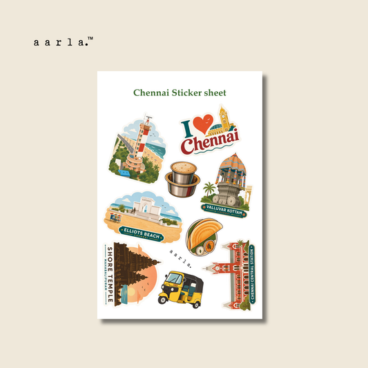 Chennai Sticker Sheet